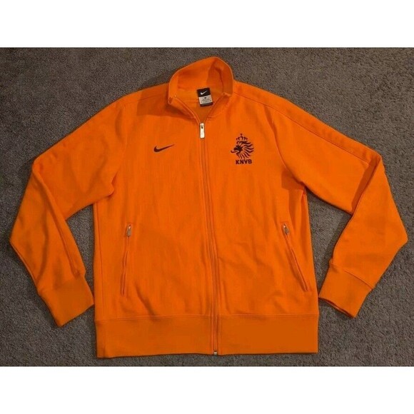 Nike Authentic Netherlands National Soccer Team Jacket KNVB 451836-816 Men's L - Picture 1 of 5